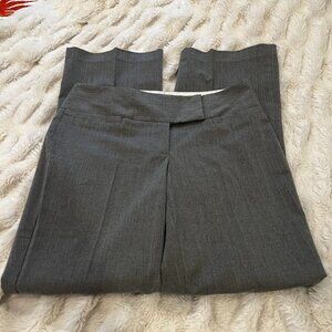 Maurices Gray Pinstripe Trousers Pants
